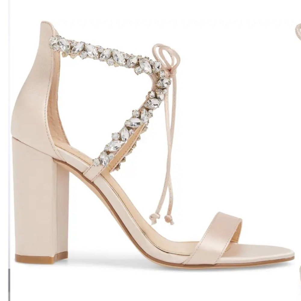 Badgley Mischka Thamar Embellished Sandal